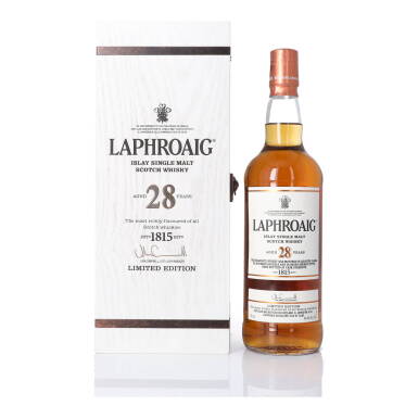 View full screen - View 1 of Lot 33. Laphroaig 28 Year Old 44.4 abv NV (1 BT 75cl).