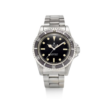 View full screen - View 1 of Lot 506. ROLEX | SUBMARINER, REFERENCE 5513, A STAINLESS STEEL WRISTWATCH WITH BRACELET, CIRCA 1984.