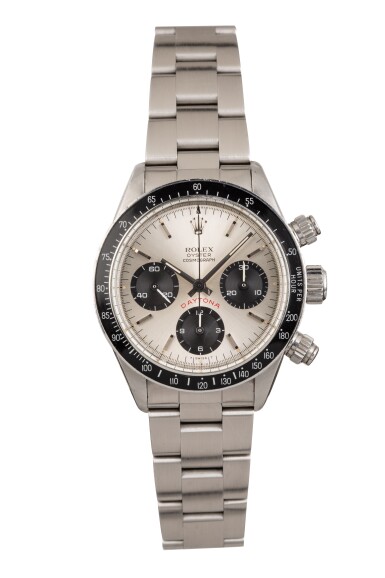 View full screen - View 1 of Lot 12. ROLEX | Daytona, Ref 6263 A Stainless Steel Chronograph Wristwatch with Bracelet 1978.