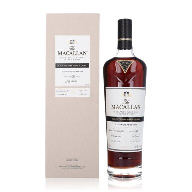 View full screen - View 1 of Lot 32. The Macallan Exceptional Single Cask 2020/ESB-10935/02 61.5 abv 2004 (1 BT75).