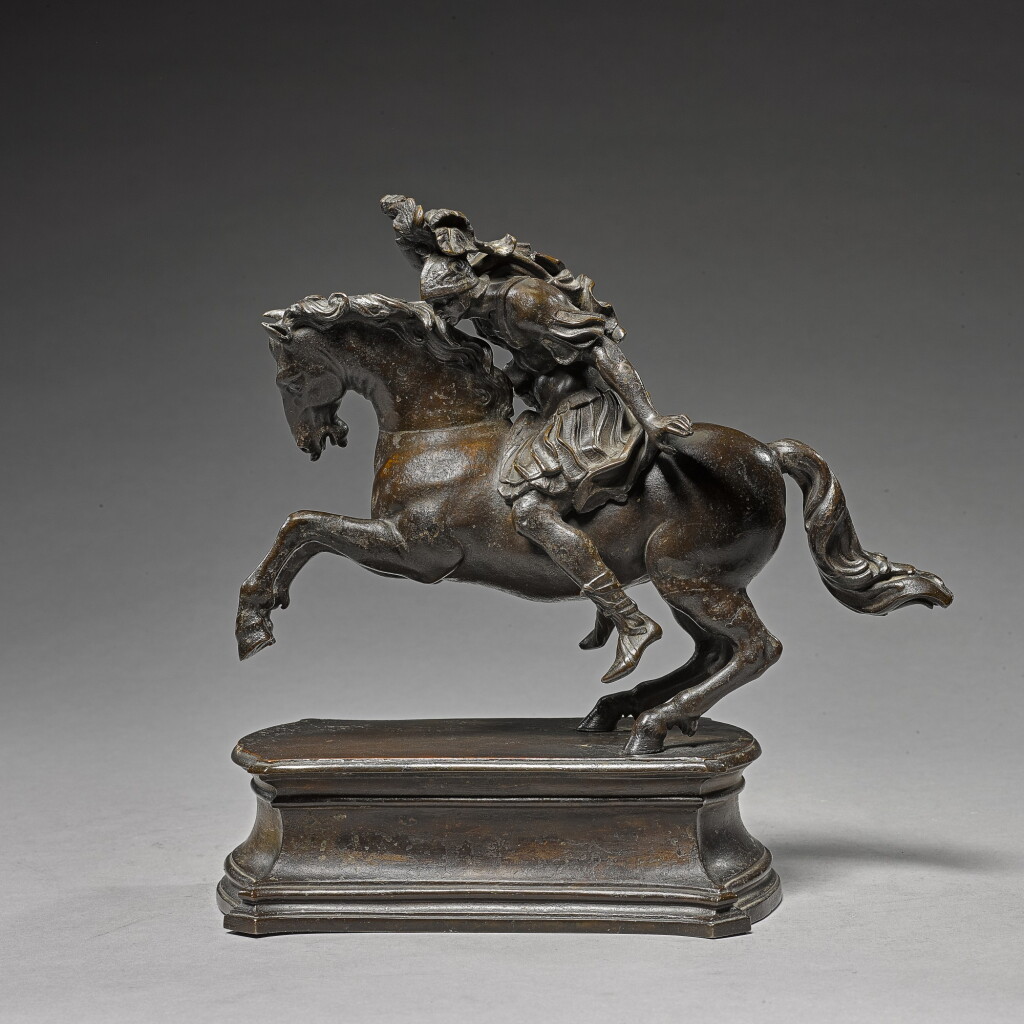 View full screen - View 1 of Lot 114. CIRCLE OF THE MASTER OF THE BULL HUNT | WARRIOR ON HORSEBACK.