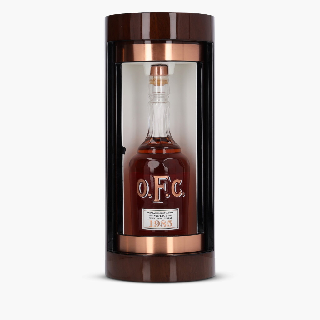 View full screen - View 1 of Lot 2482. O.F.C. Old Fashion Copper Bourbon 90 Proof 1985 (1 Bottle 75cl).