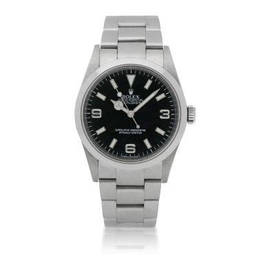 View full screen - View 1 of Lot 195. EXPLORER, REF 114270 STAINLESS STEEL WRISTWATCH WITH BRACELET CIRCA 2002.
