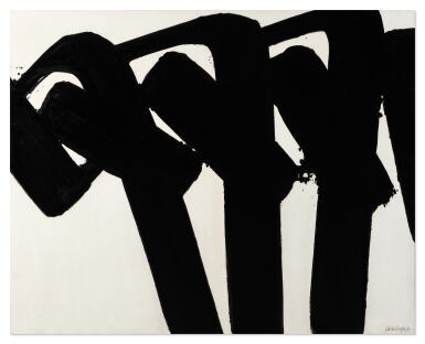View full screen - View 1 of Lot 21. Peinture 130 x 162 cm, 28 février 1970 | Peinture 130 x 162 cm, 28 Février 1970.