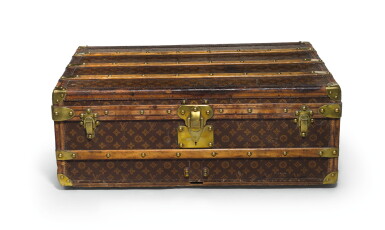View full screen - View 1 of Lot 50. A Louis Vuitton Motoring Trunk Early 20th Century .