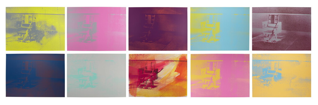 View full screen - View 1 of Lot 26. ANDY WARHOL | ELECTRIC CHAIRS (F. & S. II.74-83).