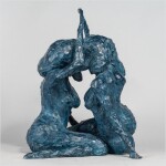 Two Women (Blue)