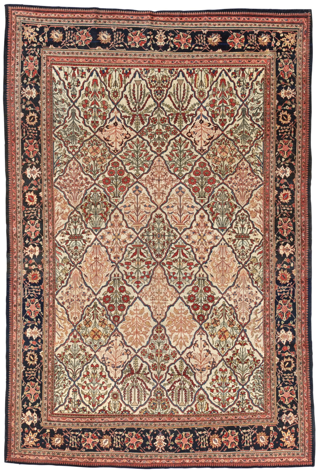 View full screen - View 1 of Lot 98. A Fereghan Carpet, West Persia, circa 1880.
