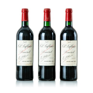 View full screen - View 1 of Lot 390. Château Lafleur 1996 (3 BT).