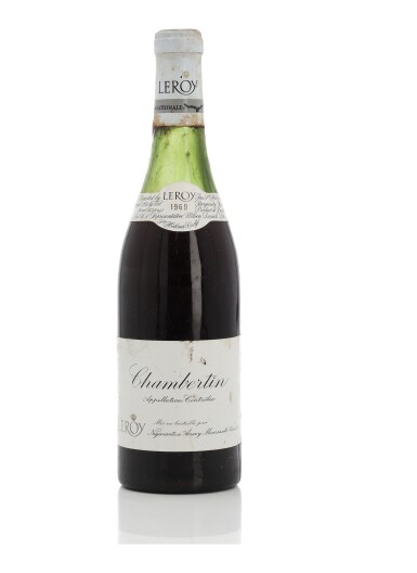 View full screen - View 1 of Lot 74. Chambertin 1969 Maison Leroy (1 BT).