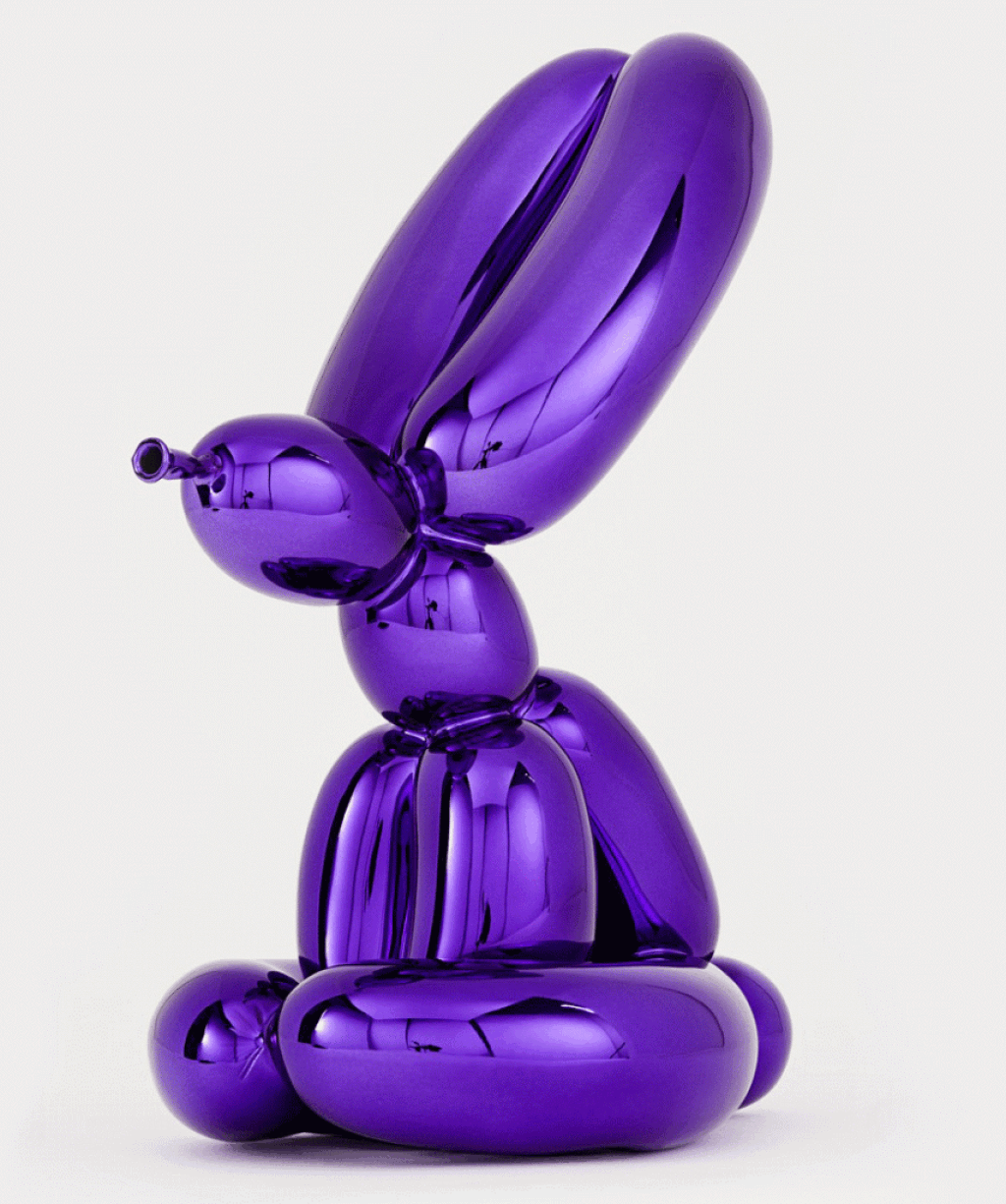 View full screen - View 1 of Lot 106. Balloon Rabbit (Violet).