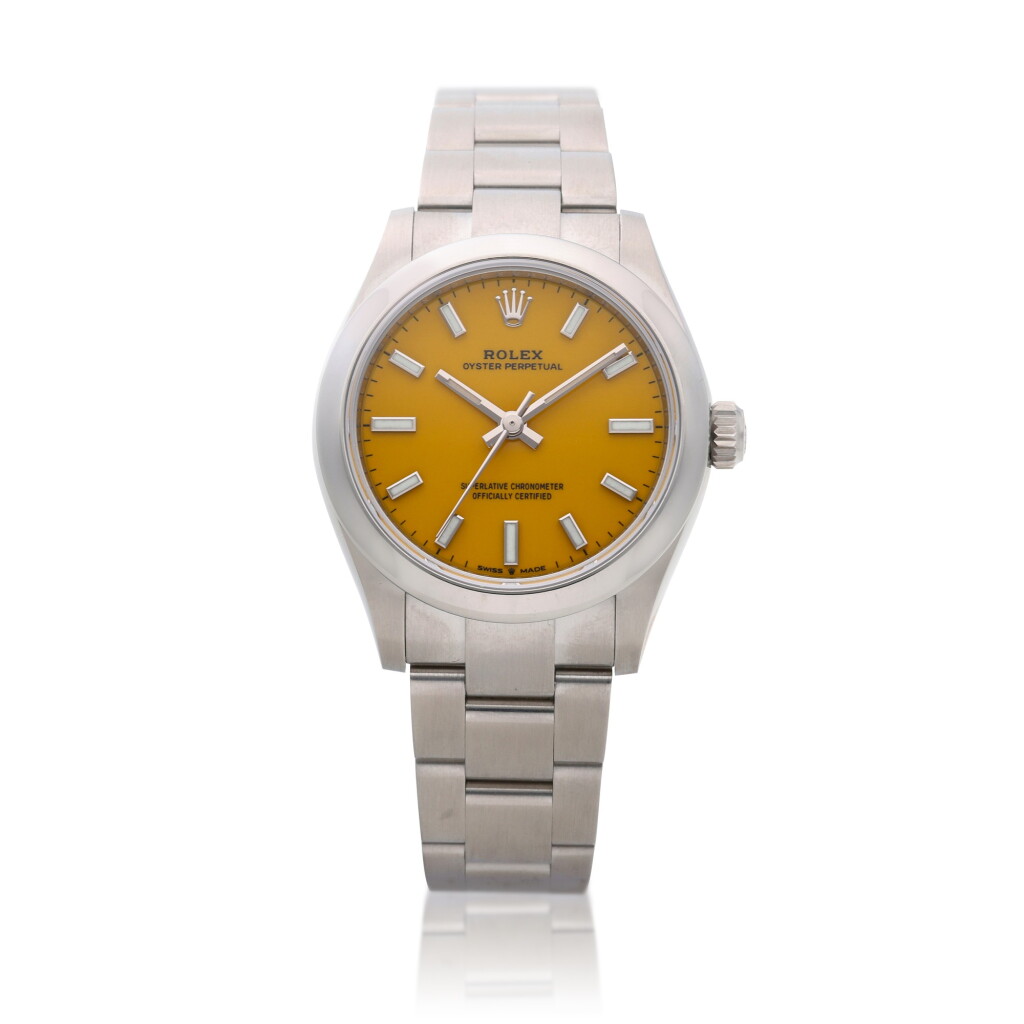 View full screen - View 1 of Lot 3. Reference 277200 Oyster Perpetual, A stainless steel automatic wristwatch with bracelet, Circa 2021.