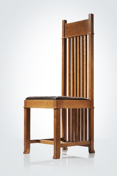 View full screen - View 1 of Lot 451. Spindle Chair from the Raymond W. Evans House, Chicago, Illinois.