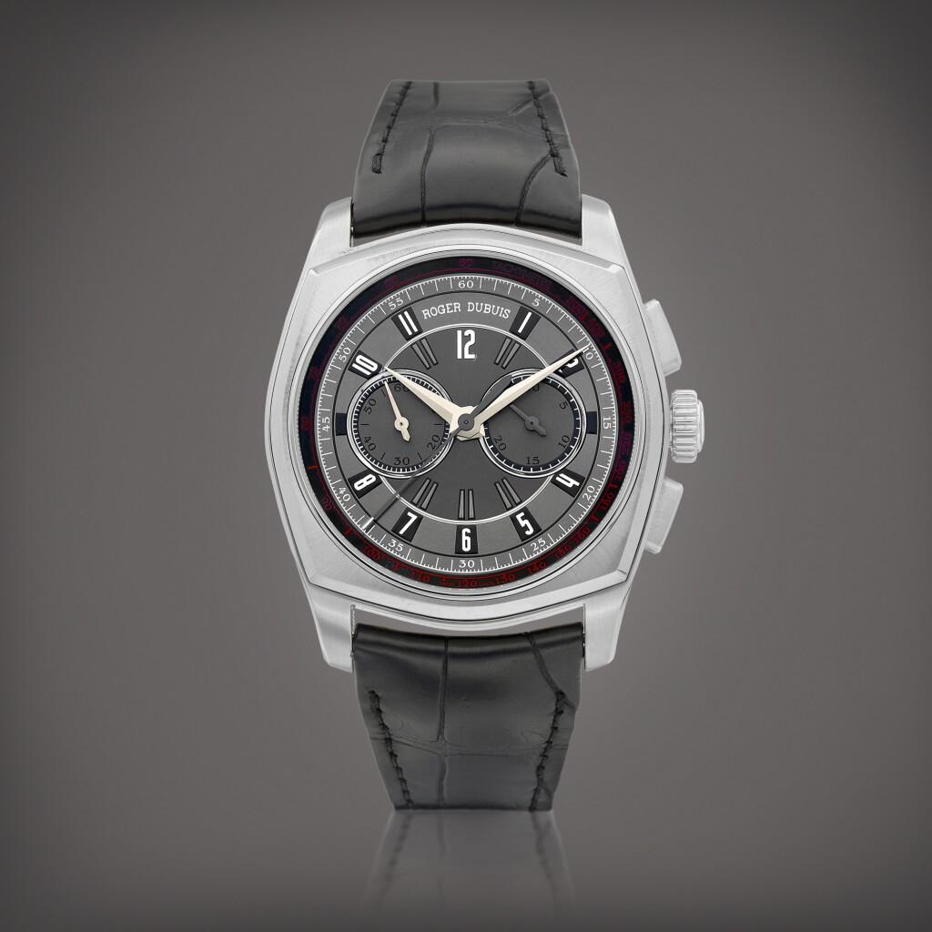 View full screen - View 1 of Lot 8666. La Monegasque, DBMG0005 | A stainless steel chronograph wristwatch, Circa 2012 | 羅杰杜彼 | La Monegasque 型號DBMG0005 | 精鋼計時腕錶,約2012年製.
