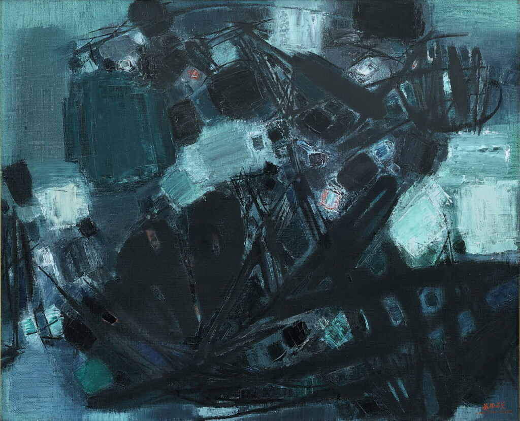 View full screen - View 1 of Lot 42. Chu Teh-Chun 朱德群 | No. 36 36號構圖.