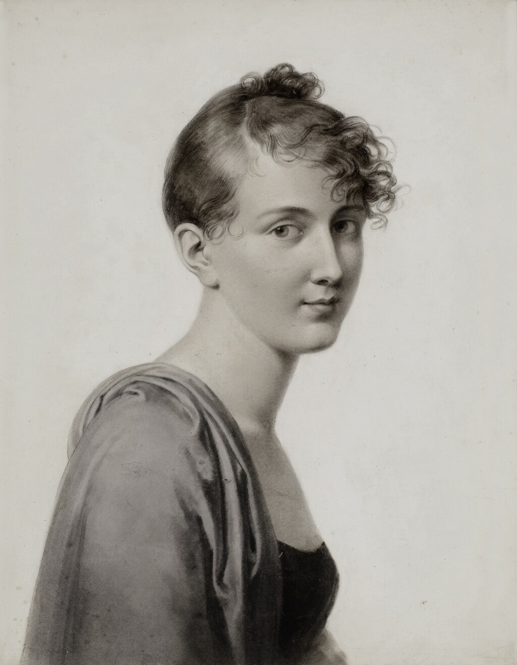 View full screen - View 1 of Lot 35. Portrait of a young woman.