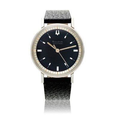 View full screen - View 1 of Lot 56. Accutron, A stainless steel wristwatch, Circa 1967.