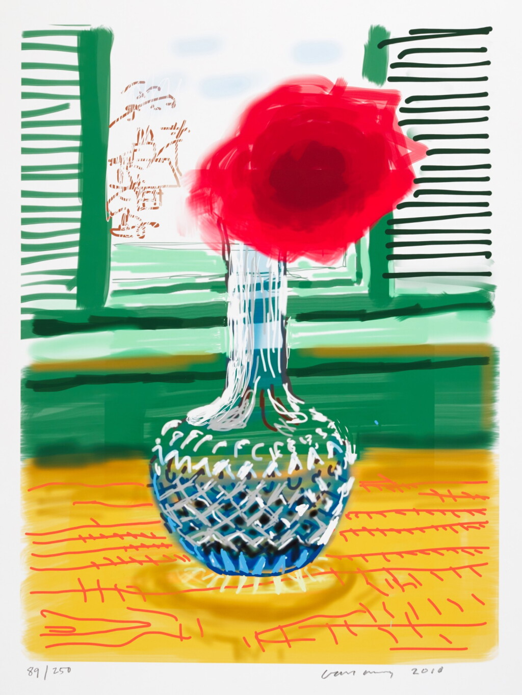 View full screen - View 1 of Lot 11. DAVID HOCKNEY R.A. | IPAD DRAWING 'NO. 281', 23RD JULY 2010.