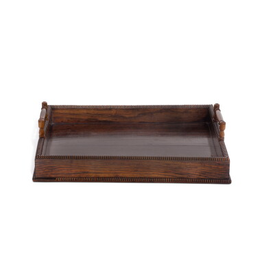 View full screen - View 1 of Lot 3. A George IV rosewood letter tray, circa 1825.