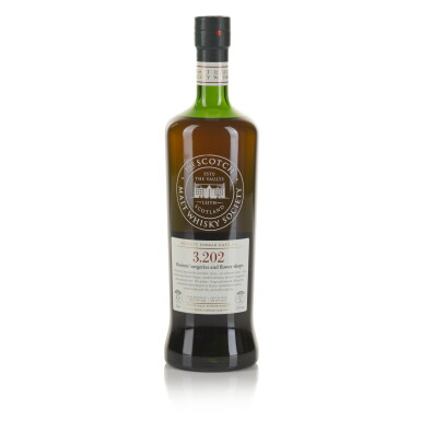 View full screen - View 1 of Lot 104. Bowmore SMWS 3.202 "Doctors' Surgeries and Flower Shops" 15 Year Old 57.4 abv 1997 (1 BT 70cl).