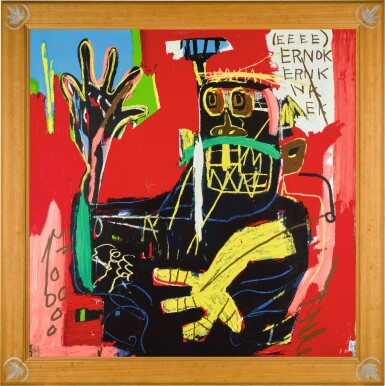 View full screen - View 1 of Lot 146. AFTER JEAN-MICHEL BASQUIAT | UNTITLED (ERNOK).