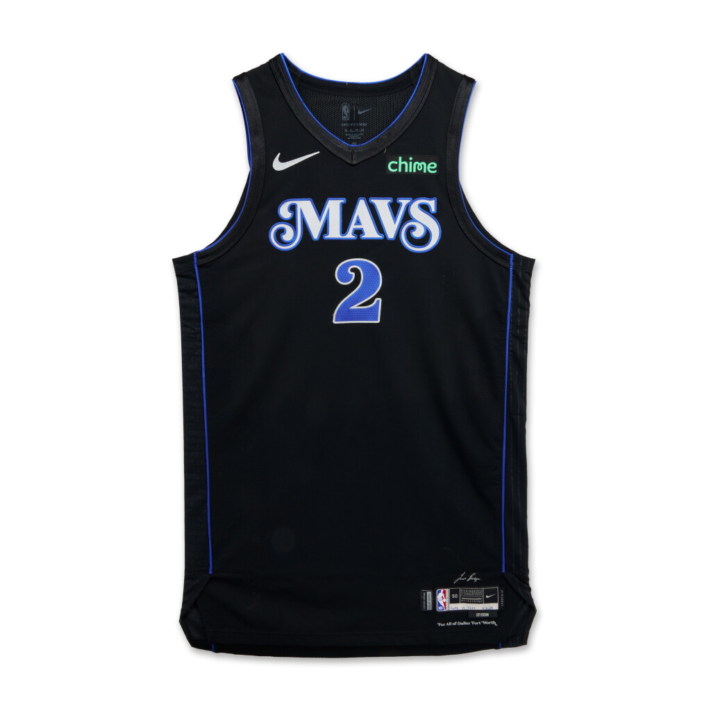 View full screen - View 1 of Lot 4. Dereck Lively II Dallas Mavericks 2023-2024 Game Worn City Edition Jersey .