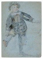 DUTCH SCHOOL, 17TH CENTURY | STUDY OF A BOY STANDING ON ONE LEG