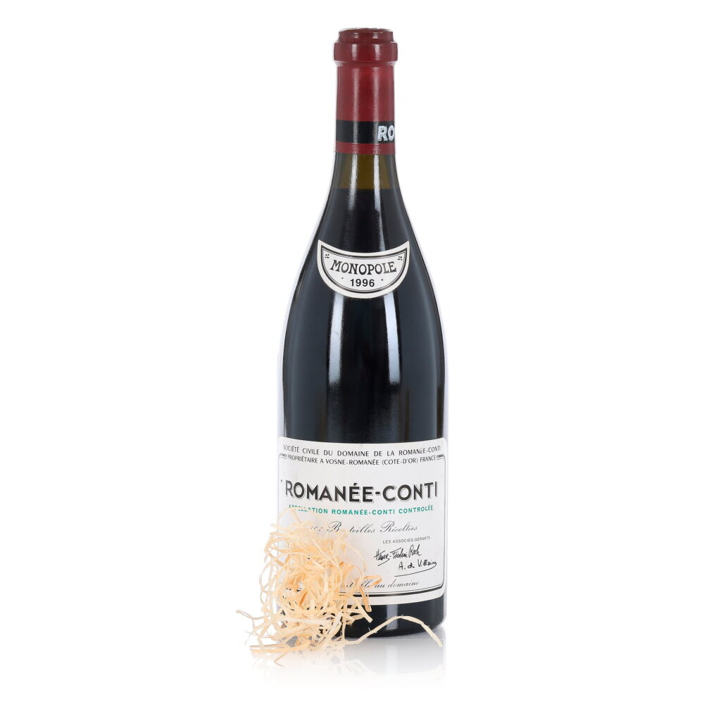 View full screen - View 1 of Lot 28. Romanée Conti 1996 Domaine de la Romanée-Conti (1 BT).