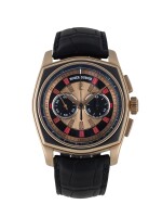 ROGER DUBUIS | LA MONÉGASQUE LIMITED EDITION PINK GOLD CHRONOGRAPH WRISTWATCH CIRCA 2011