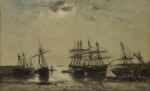 Portrieux, entrée du port, marée basse