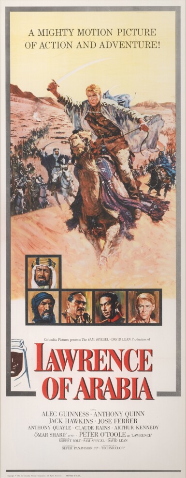 View full screen - View 1 of Lot 5. Lawrence of Arabia (1962).