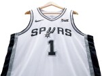 Victor Wembanyama 'Rookie Debut Game' San Antonio Spurs Game Worn Home Jersey