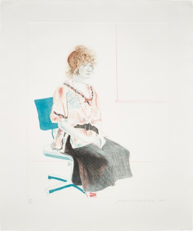View full screen - View 1 of Lot 52. Celia Seated on an Office Chair (Tokyo 160).