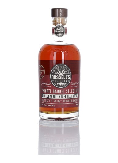 View full screen - View 1 of Lot 281. Russell's Reserve Private Barrel Selection 110 Proof 2012 (1 Bottle 75cl).