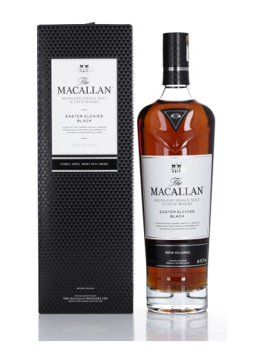 View full screen - View 1 of Lot 66. The Macallan Easter Elchies Black 2018 Edition 49.2 abv NV (1 Bottle 70cl).