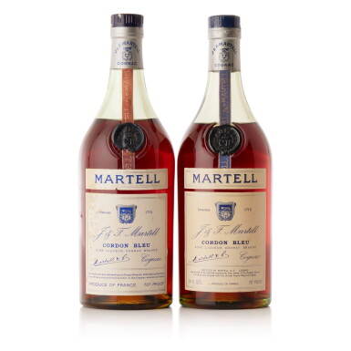 View full screen - View 1 of Lot 6421. Martell Cordon Bleu Cognac 40.0 abv NV (2 BT70).