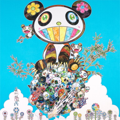 View full screen - View 1 of Lot 41. Family Happiness; and Panda Family (Two Works).