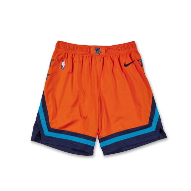 View full screen - View 1 of Lot 191. Gradey Dick Game Issued ‘Rising Stars’ Shorts | Probable Wear.