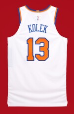 Tyler Kolek ‘Christmas Day’ New York Knicks 2025-2026 Game Worn Association Edition Jersey