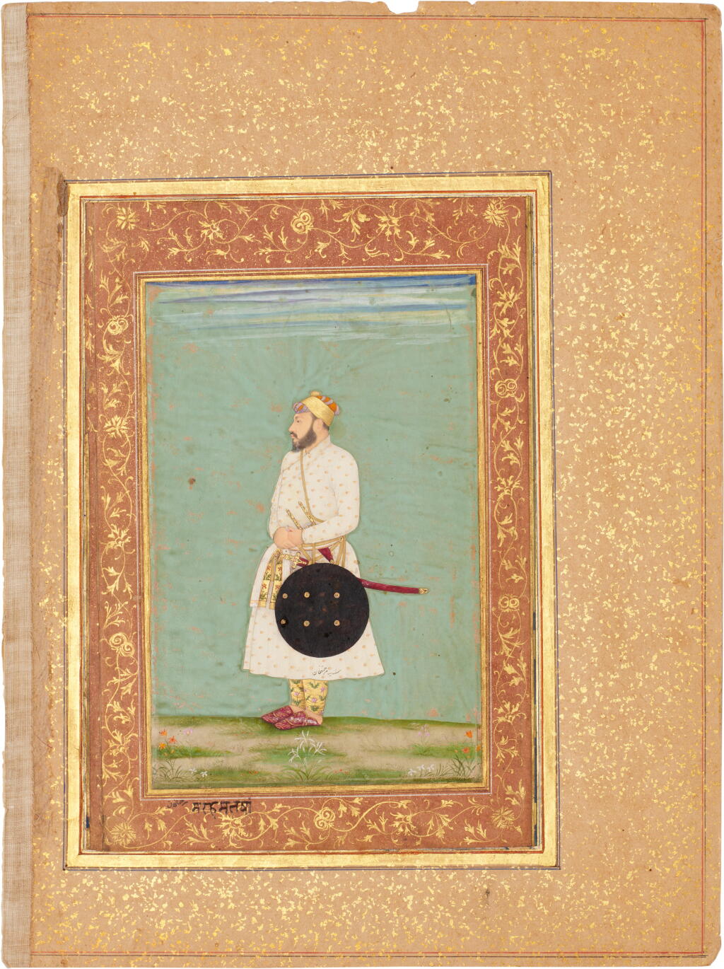 View full screen - View 1 of Lot 567. Marhamat Khan, attributed to Hashim, India, Mughal, circa 1630-31.