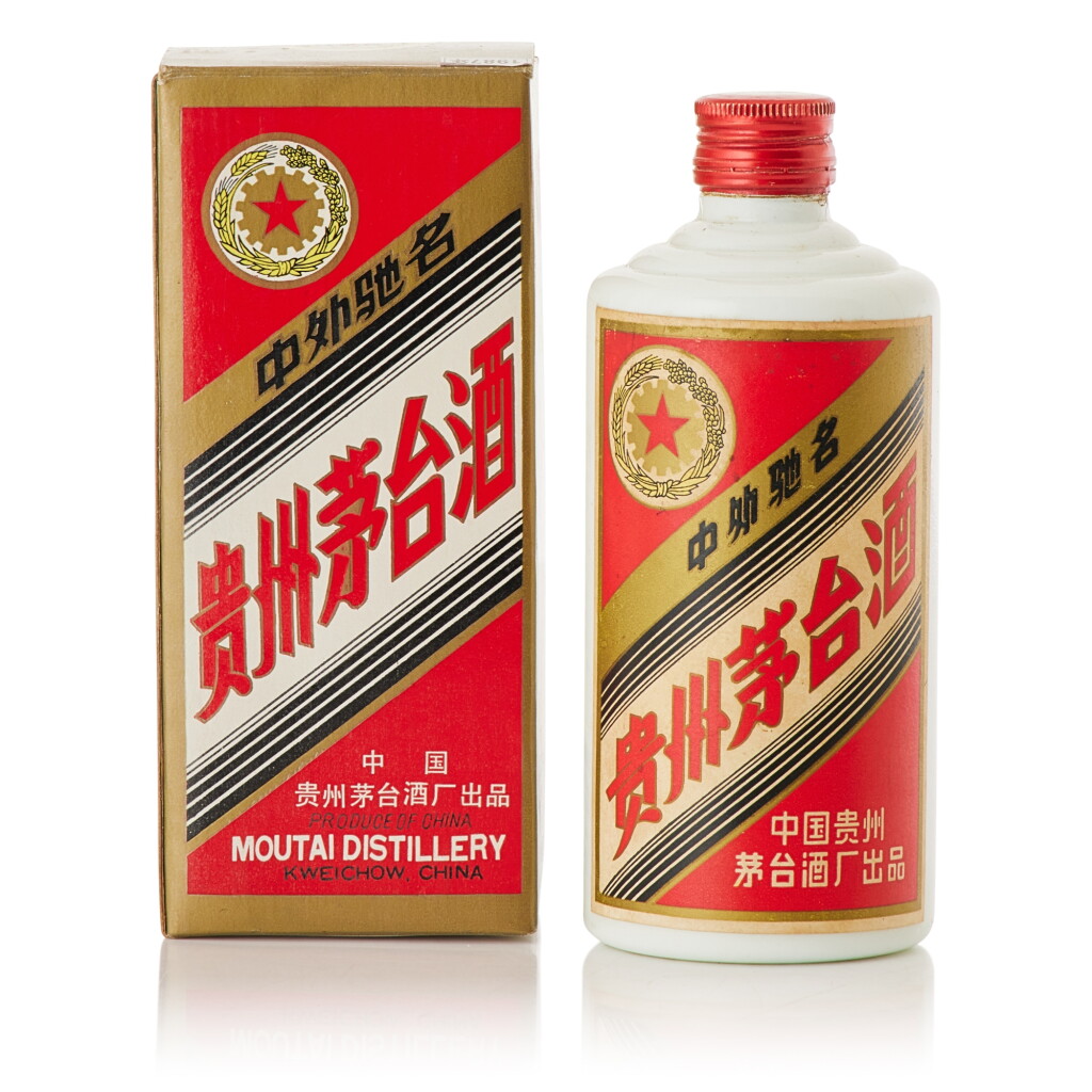 View full screen - View 1 of Lot 486. 1987年產"飛天牌"貴州茅台酒 (鐵蓋) Flying Fairy Moutai (Metal Cap) 1987 (1 BT50).