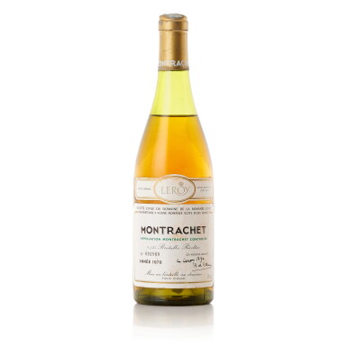 View full screen - View 1 of Lot 1544. Montrachet 1978 Domaine de la Romanée-Conti (1 BT).