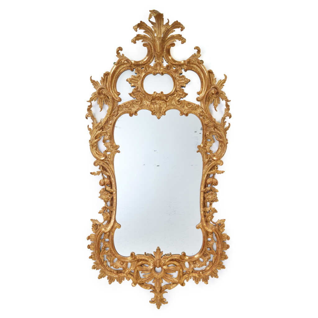 View full screen - View 1 of Lot 38. A George II Giltwood Mirror, Circa 1755.