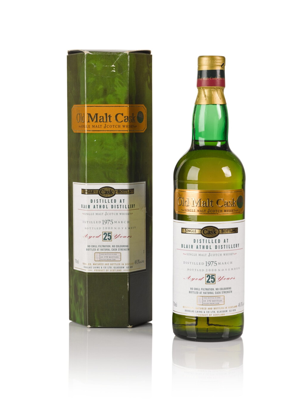 View full screen - View 1 of Lot 156. Blair Atholl Douglas Laing Old Malt Cask 25 Year Old 49.3 abv 1975 .