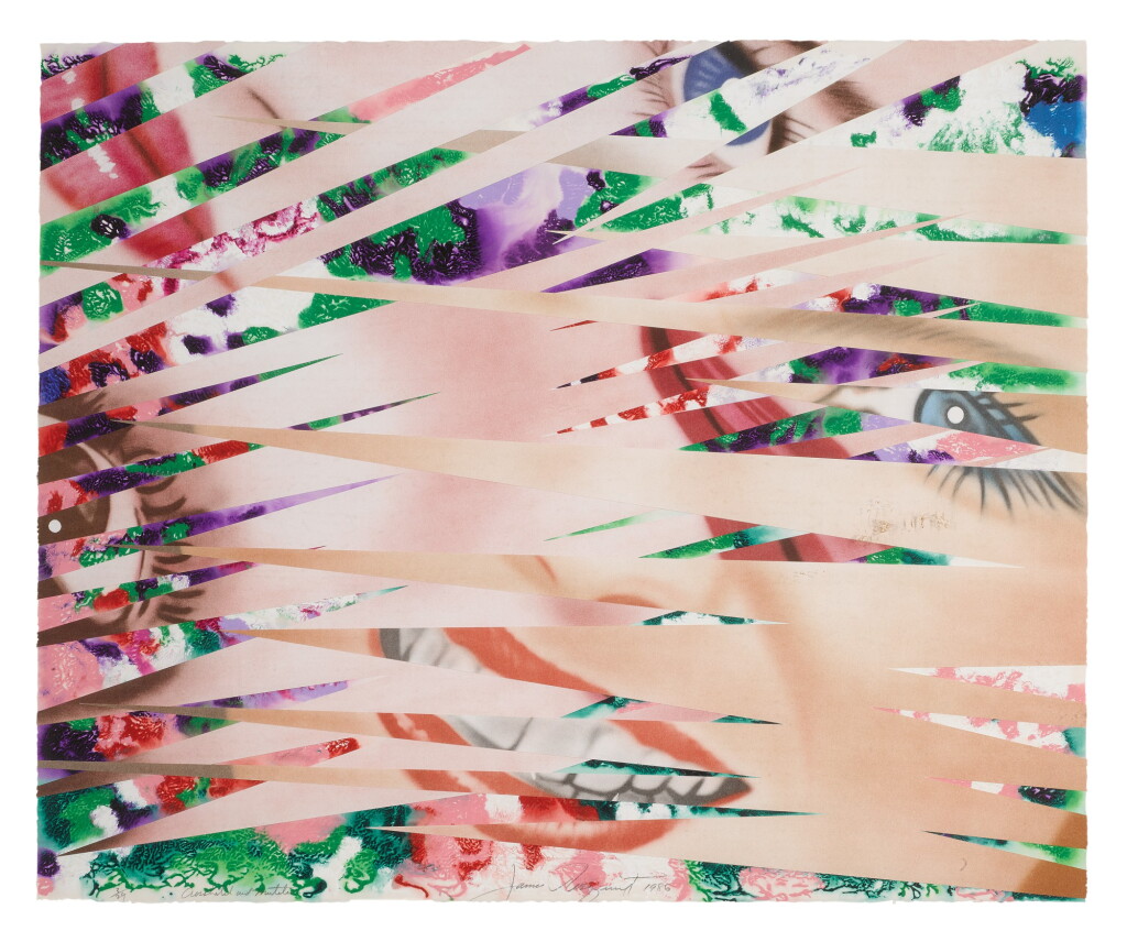 View full screen - View 1 of Lot 99. JAMES ROSENQUIST | CROSSHATCH AND MUTATIONS (GLENN 207).