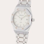 Royal Oak, Reference 14790BC.OO.0789BC.03 | A white gold wristwatch with date and bracelet | Circa 2000