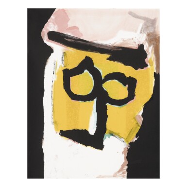 View full screen - View 1 of Lot 240. ROBERT MOTHERWELL | MASK (FOR INGMAR BERGMAN) (WALKER ART CENTER 474).