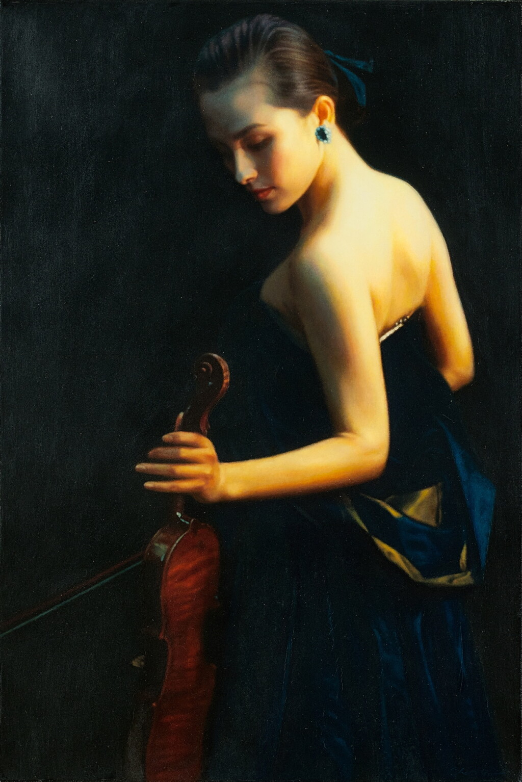 View full screen - View 1 of Lot 2833. Chen Yifei 陳逸飛 | Opening Night 開幕夜.
