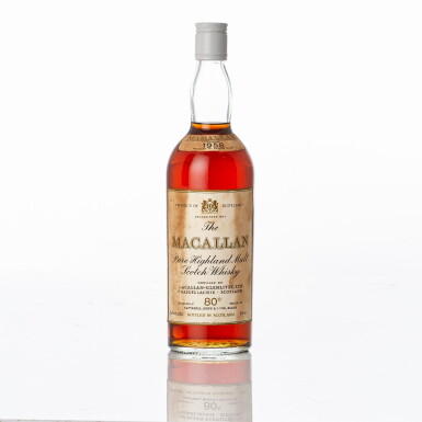 View full screen - View 1 of Lot 6191. The Macallan 80 Proof 1958 (1 BT75).
