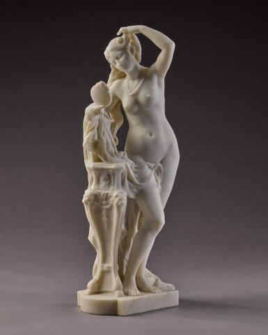 View full screen - View 1 of Lot 13. Nude at her toilette.